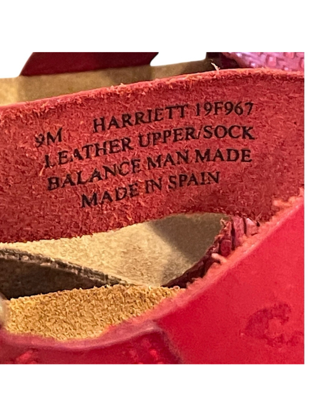 OTBT Womens Size 9M Harriett Woven Criss Cross Cork Wedge Sandal Leather Red - Picture 11 of 14